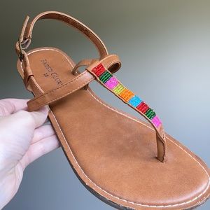 Faded Glory Beaded Sandals